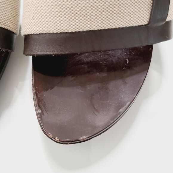 Hermès Canvas Clog Sandals - Picture 5 of 12